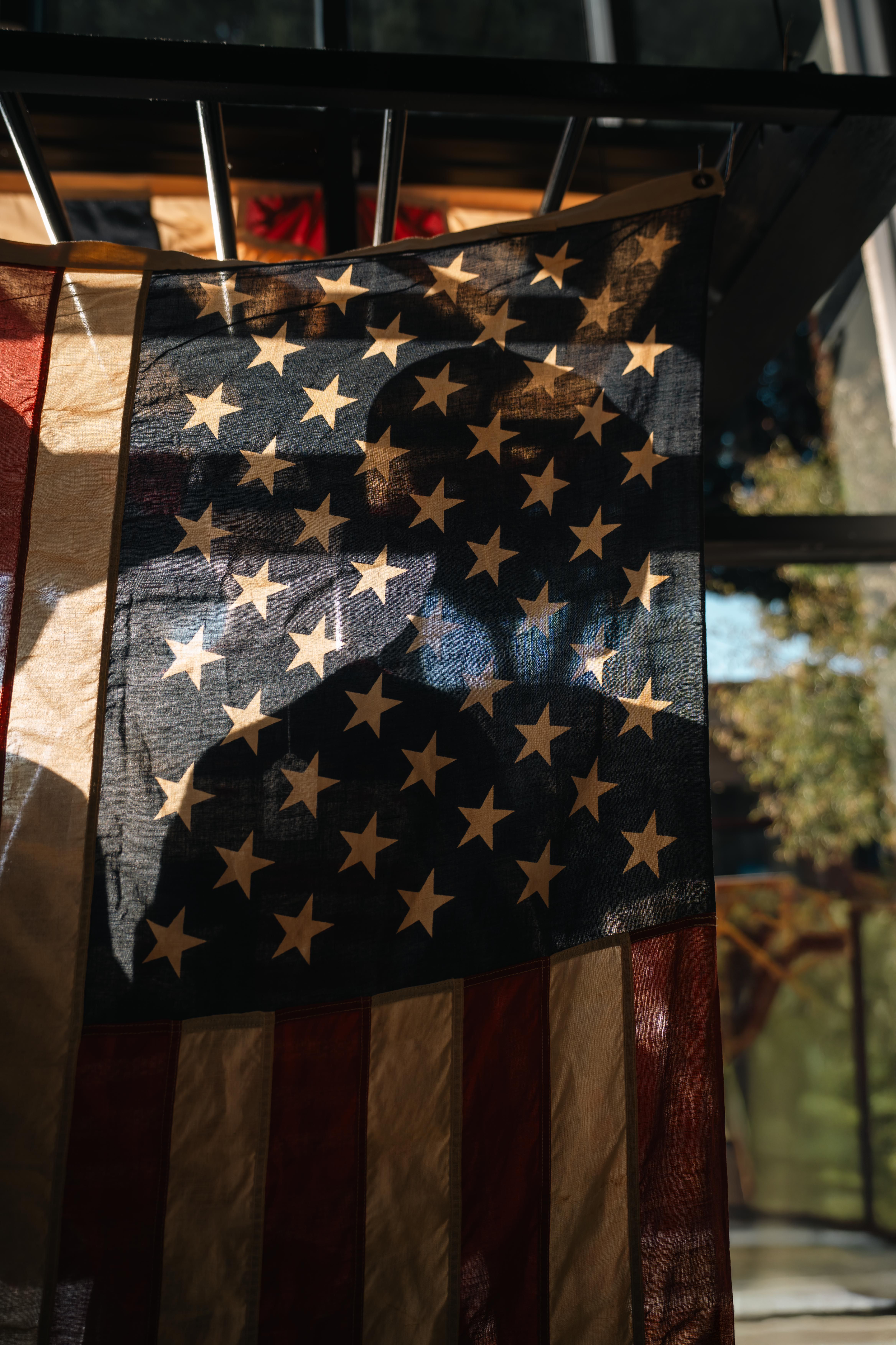American flag representing service and commitment